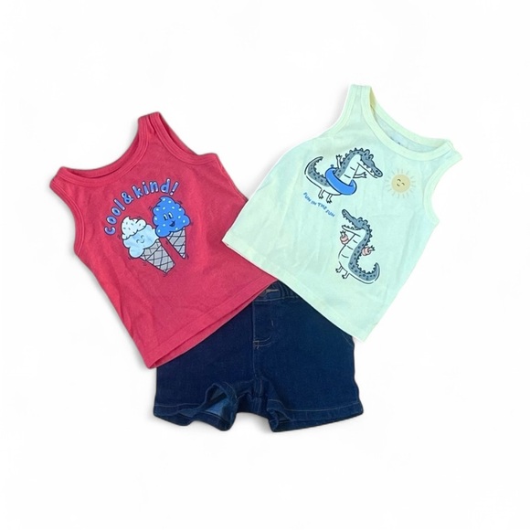 🧸Garanimals Summer Outfits Size 6-9 Months - Picture 1 of 5